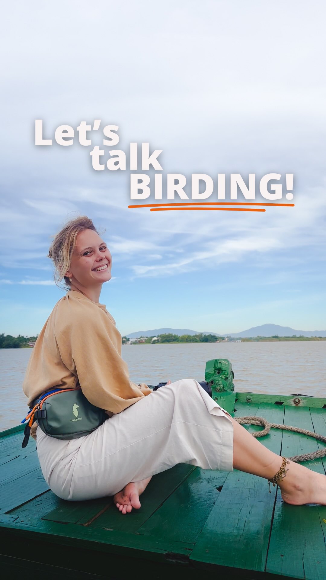 Instagram post by @connie.needham for Cotopaxi. Caption reads: [...] to wildlife ethics. So, together with....