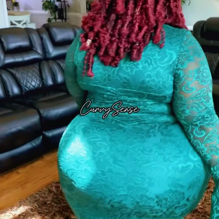 Instagram post by @trubeautyest85 for Curvy Sense. Caption reads: Did you catch this cute number from @curvysense....