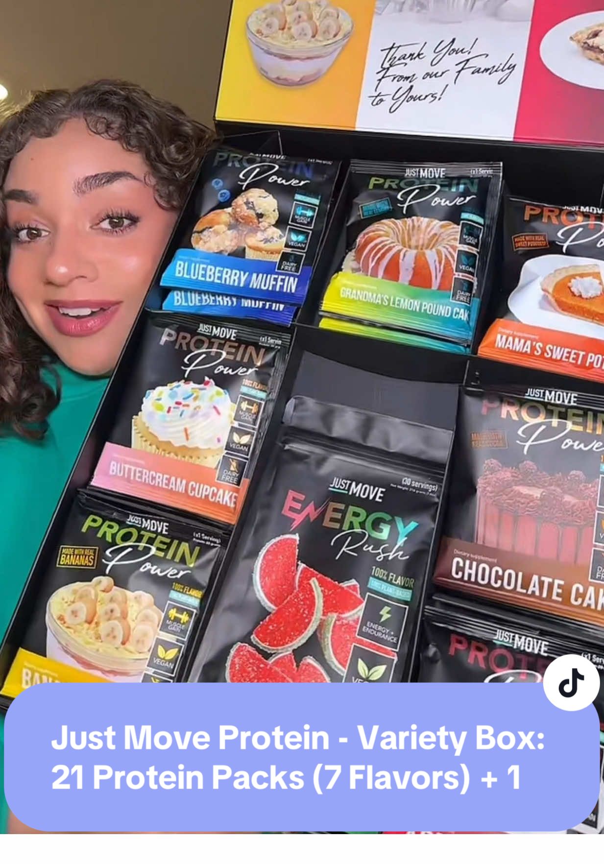 TikTok post by @leeleesfavfinds for Just Move Supplements. Caption reads: [...] #tiktokshopjumpstartsale @Just Move....