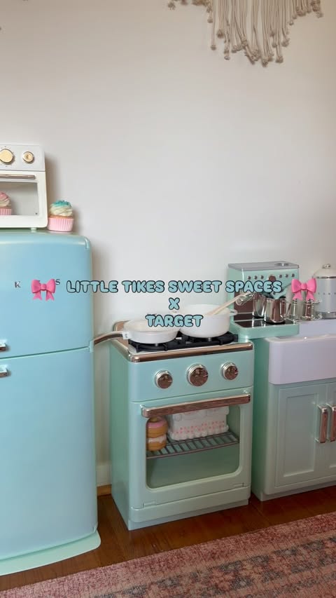 Instagram post by @jessica.mcdanie.l for Little Tikes. Caption reads: @officiallittletikes Sweet Spaces X @target room....