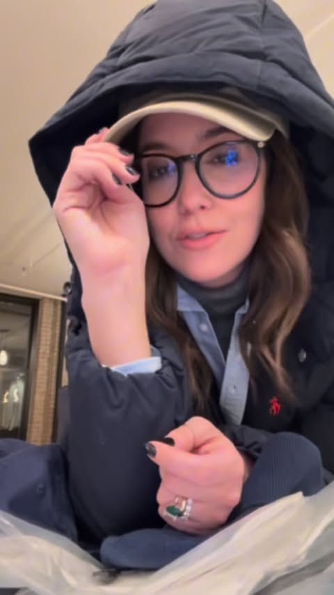 Instagram post by @watchsavannah for Olympics. Caption reads: ✨official Olympics wardrobe haul✨ here are the....