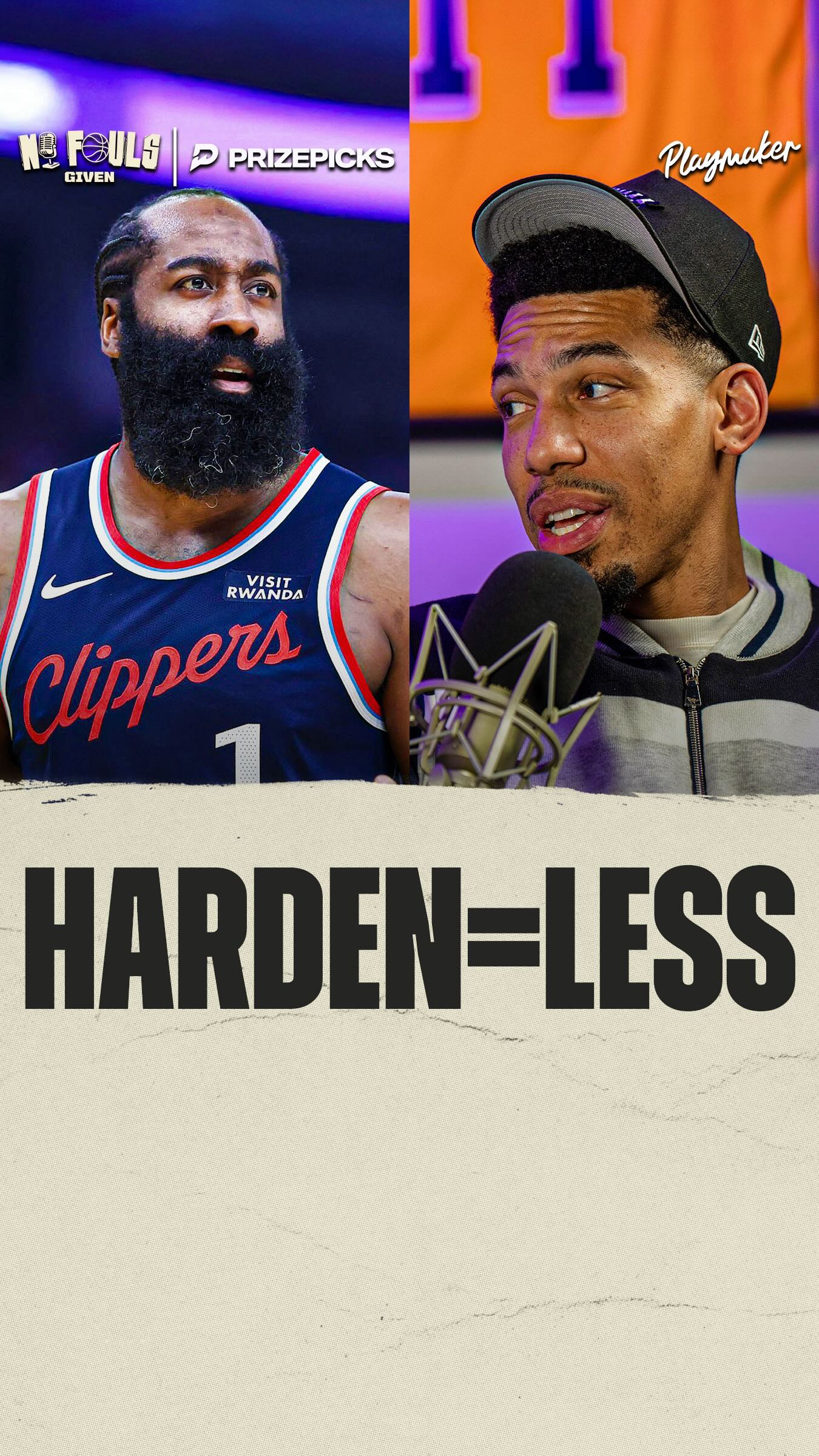 Instagram post by @nfgshow for PrizePicks. Caption reads: [...] with the NFG crew? 🧐 Download the....