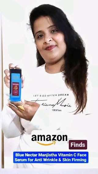 Instagram post by @sweet_home_with_susmita1 for Blue Nectar. Caption reads: Comment for link 🔗

Face Serum for Glowing Skin....