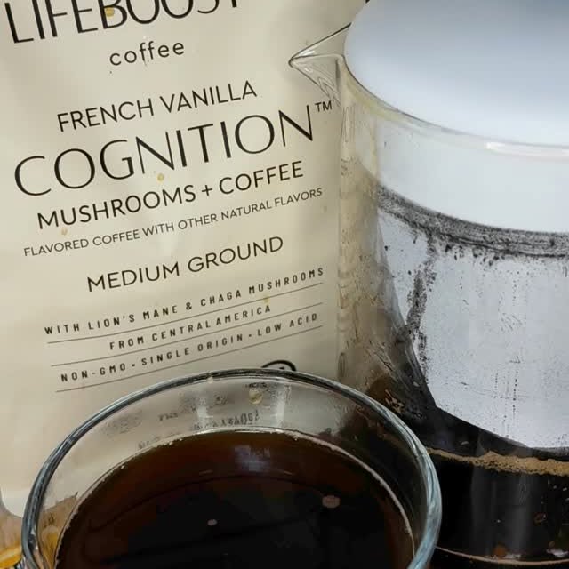 Instagram post by @cook_create_capture_explore for Lifeboost Coffee. Caption reads: Give yourself a tasty, healthy and stomach....