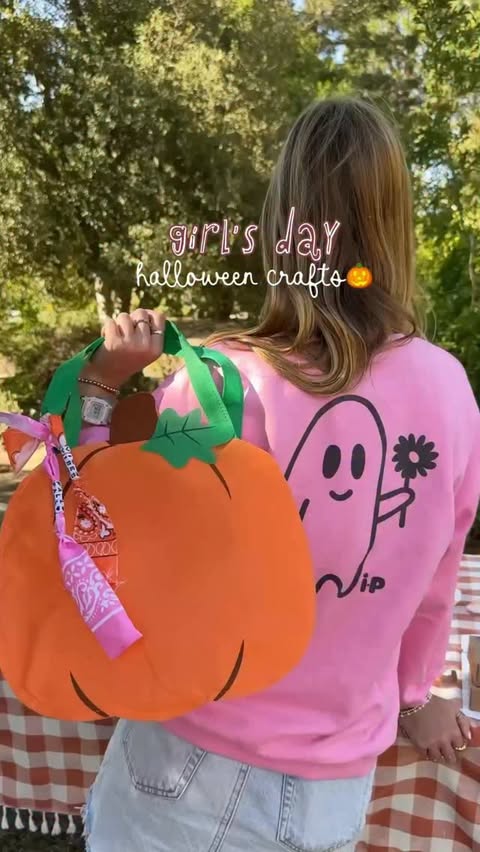 Instagram post by @ashley.robison for Oriental Trading. Caption reads: #OTCPARTNER say PUMPKIN for these adorable....