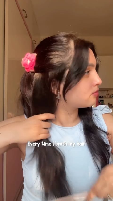 Instagram post by @ta_ta_bish for BBlunt. Caption reads: BBlunt’s hairfall control shampoo rescuing me....