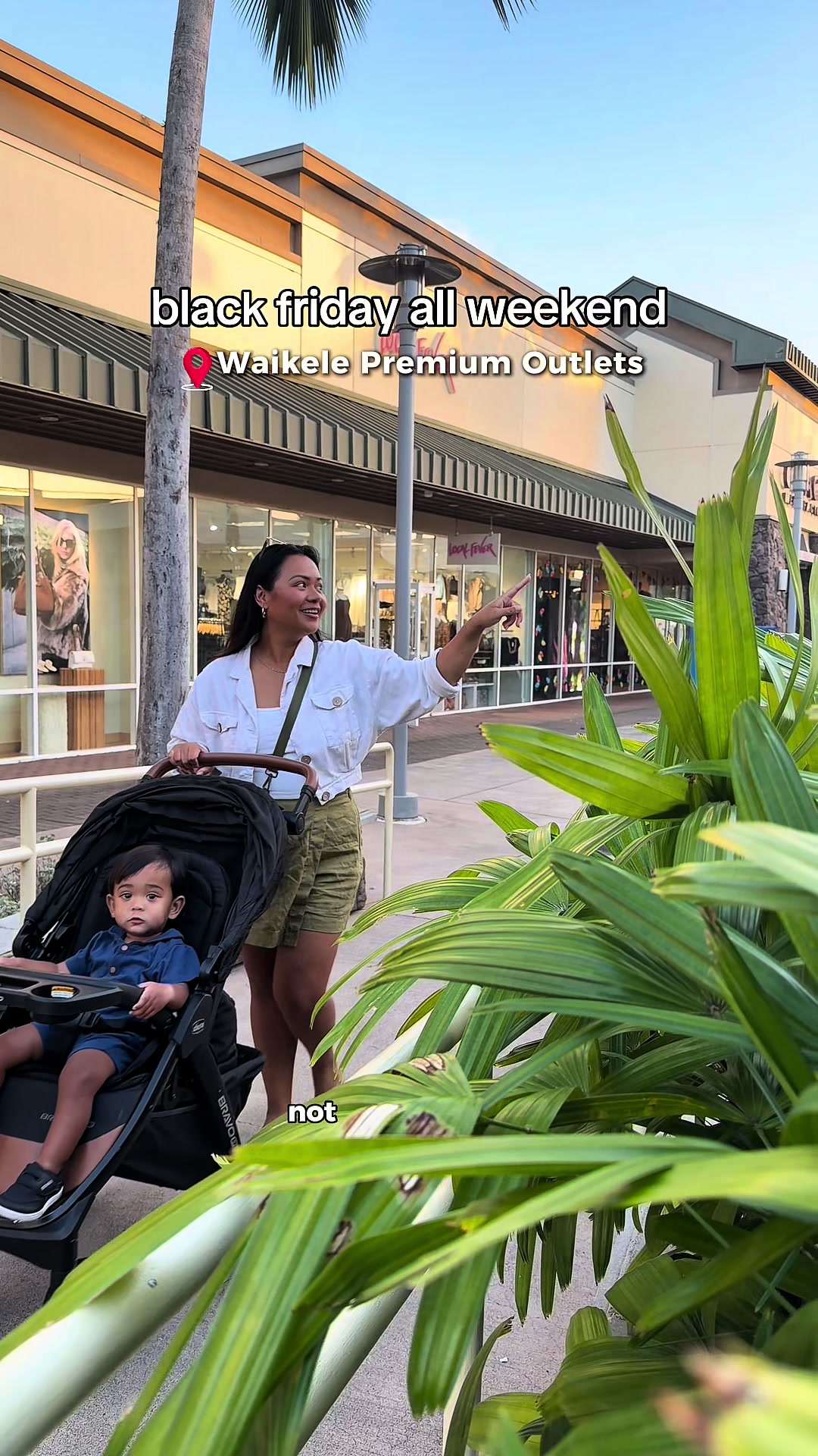 TikTok post by @marosehicks for The Mall Luxury Outlets. Caption reads: Black Friday Strategy: A Mom’s Guide to Scoring....