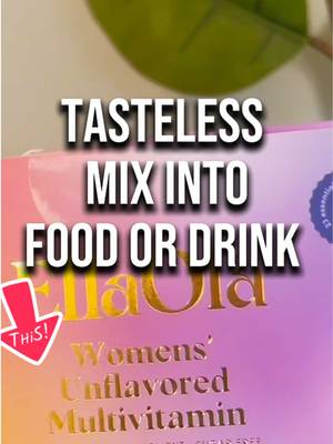 TikTok post by @kiwi_tennessee for EllaOla. Caption reads: [...] powder mix into food or drink @EllaOla....