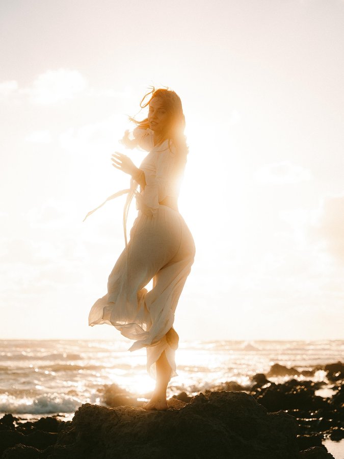 Instagram post by @earthyvas for PolarPro. Caption reads: What if you allowed yourself to be fully you?....