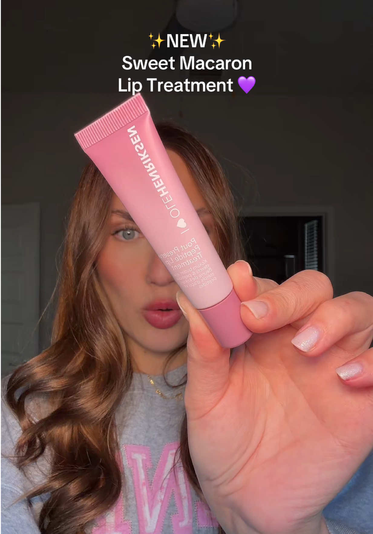 TikTok post by @daniellamagee for OLEHENRIKSEN. Caption reads: [...] while it’s in stock!💜💜💜 @Olehenriksen....