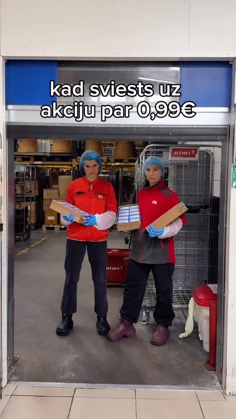 Instagram post by @sendijago for Rimi Latvija. Caption reads: Nu pilnīgs sviests par 0,99€‼️🧈Ir īstais laiks....