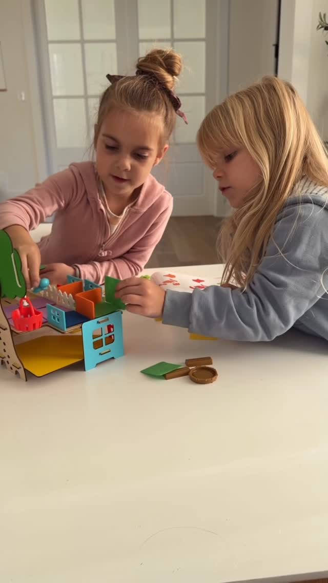 Instagram post by @its.lauren.reed for CrunchLabs. Caption reads: My girls get SO excited anytime there’s something....