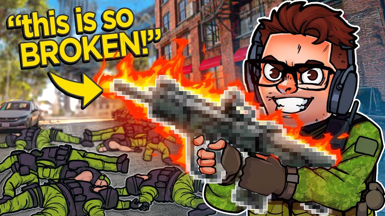 YouTube post by @shroud for Logitech G. Caption reads: I FOUND THE MOST BROKEN GUN IN BATTLEFIELD 6.