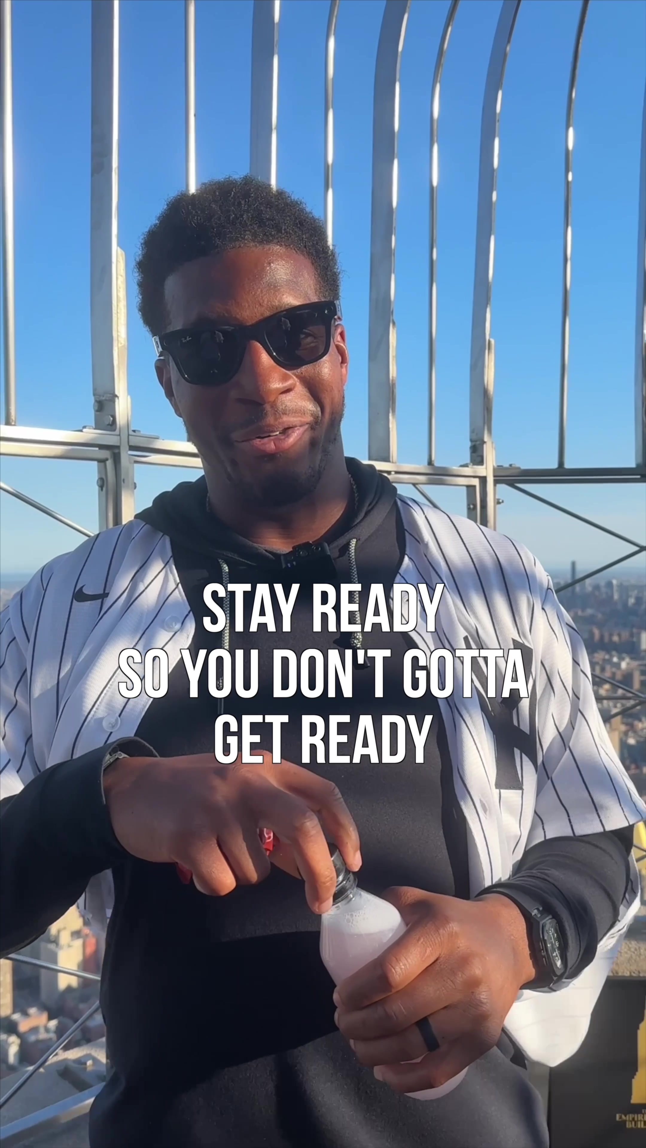 TikTok post by @jaboowins for Instant Hydration. Caption reads: [...] in between. Always hydrated with @Instant....