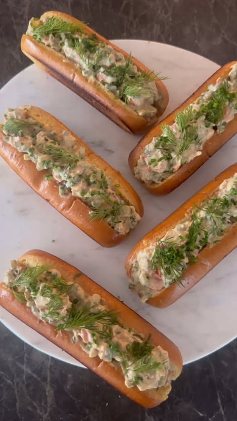 Instagram post by @khanhong for Chadstone. Caption reads: Whipped up the cutest little prawn cocktail rolls....