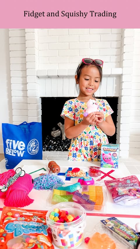 Instagram post by @gizweezy for Five Below. Caption reads: [...] blind boxes. #ad We hit up @fivebelow for....