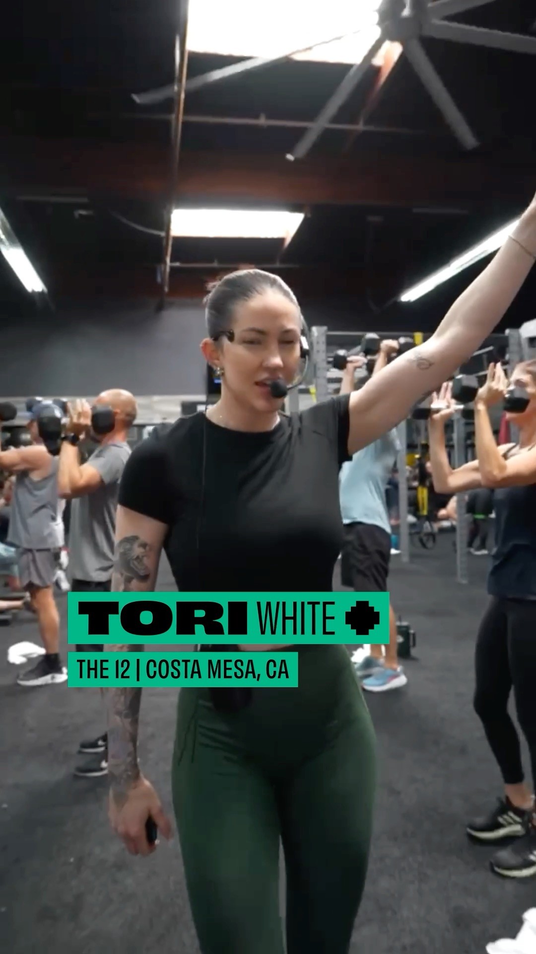 Instagram post by @toriwhitee_ for ClassPass. Caption reads: Join us in congratulating Tori White for being....