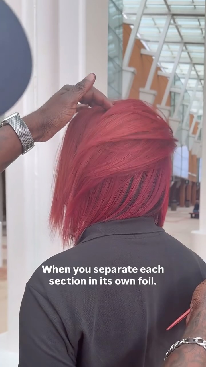 Instagram post by @greg_gilmore for Moroccanoil Professionals. Caption reads: Sneak Peek: Galveston, TX 
This weekend’s look was....