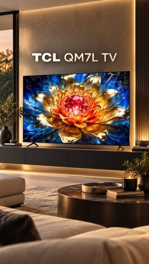 Instagram post by @ugcbyaksana for TCL USA. Caption reads: AD @tcl_usa Movie nights just got a serious....