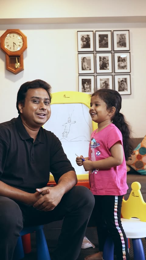 Instagram post by @anirbandasgupta5 for R for Rabbit. Caption reads: [...] her present is enjoyable thanks to....