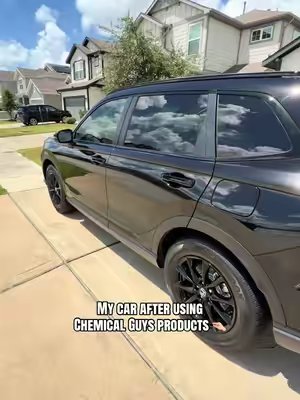 TikTok post by @jissel.ariel for Chemical Guys. Caption reads: [...] is to clean🤏🏼 linked above! @Chemical Guys....