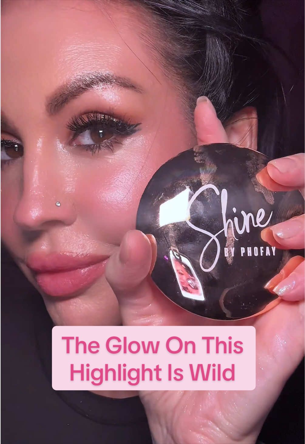 TikTok post by @jamiemichellehunter for PHOFAY US. Caption reads: [...] on the skin.💖✨ @PHOFAY Cosmetics @PHOFAY US....