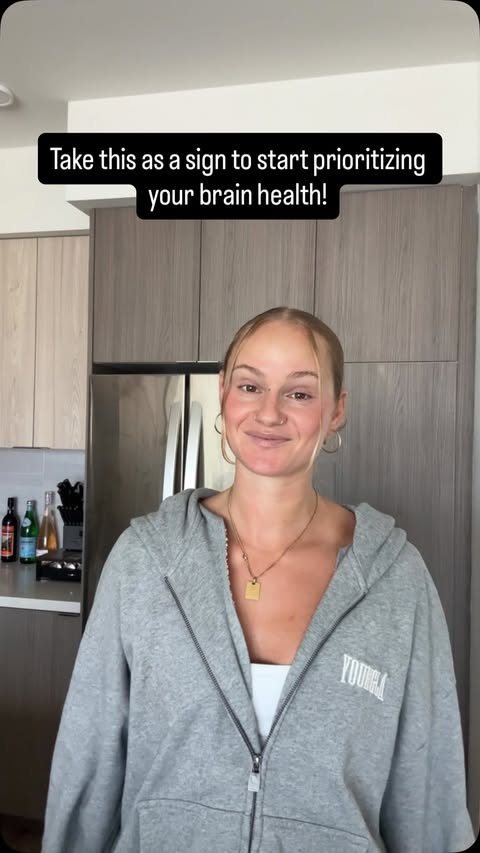 Instagram post by @tessazabrina for Function Health. Caption reads: Fitness, diet, and sleep are essential, but brain....