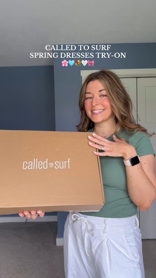Instagram post by @courtneycelliott for Called to Surf. Caption reads: The prettiest spring dresses from @calledtosurf....