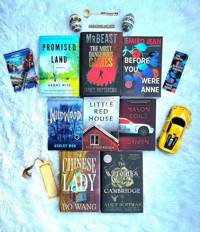 Instagram post by @dianas_books_cars_coffee for Putnam Books. Caption reads: [...] 🚘DRIVEN by Mason Coile @putnambooks 🇨🇳THE....