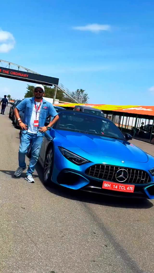 Instagram post by @cartech_kannada for Michelin. Caption reads: [...] a rush at the #AMGExperience2025 with....