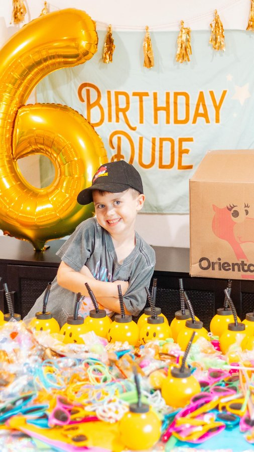 Instagram post by @ambsryan_ for Oriental Trading. Caption reads: [...] the best goodie bags thanks to....