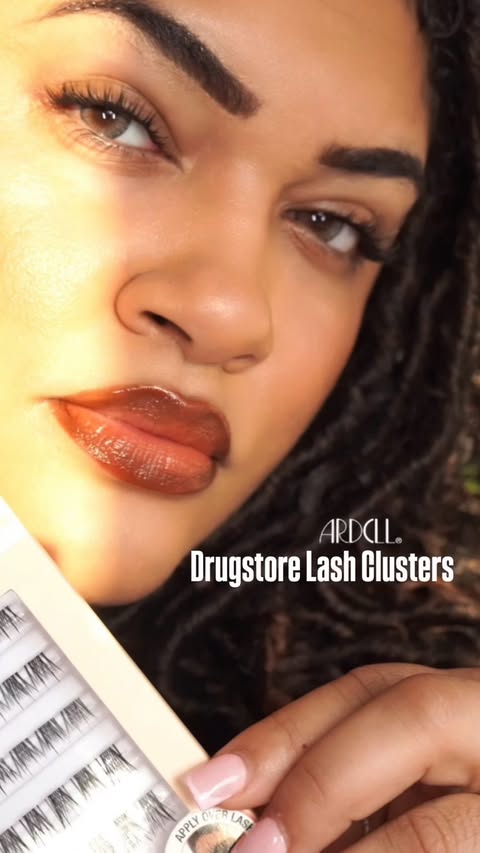 Instagram post by @lishaeubanks for ARDELL Beauty. Caption reads: [...] My favorite Drugstore Find are these....