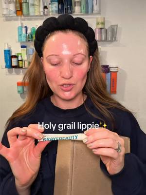 TikTok post by @__whitneyjade for KraveBeauty. Caption reads: Just try it💚 @KraveBeauty #barrierrepair....