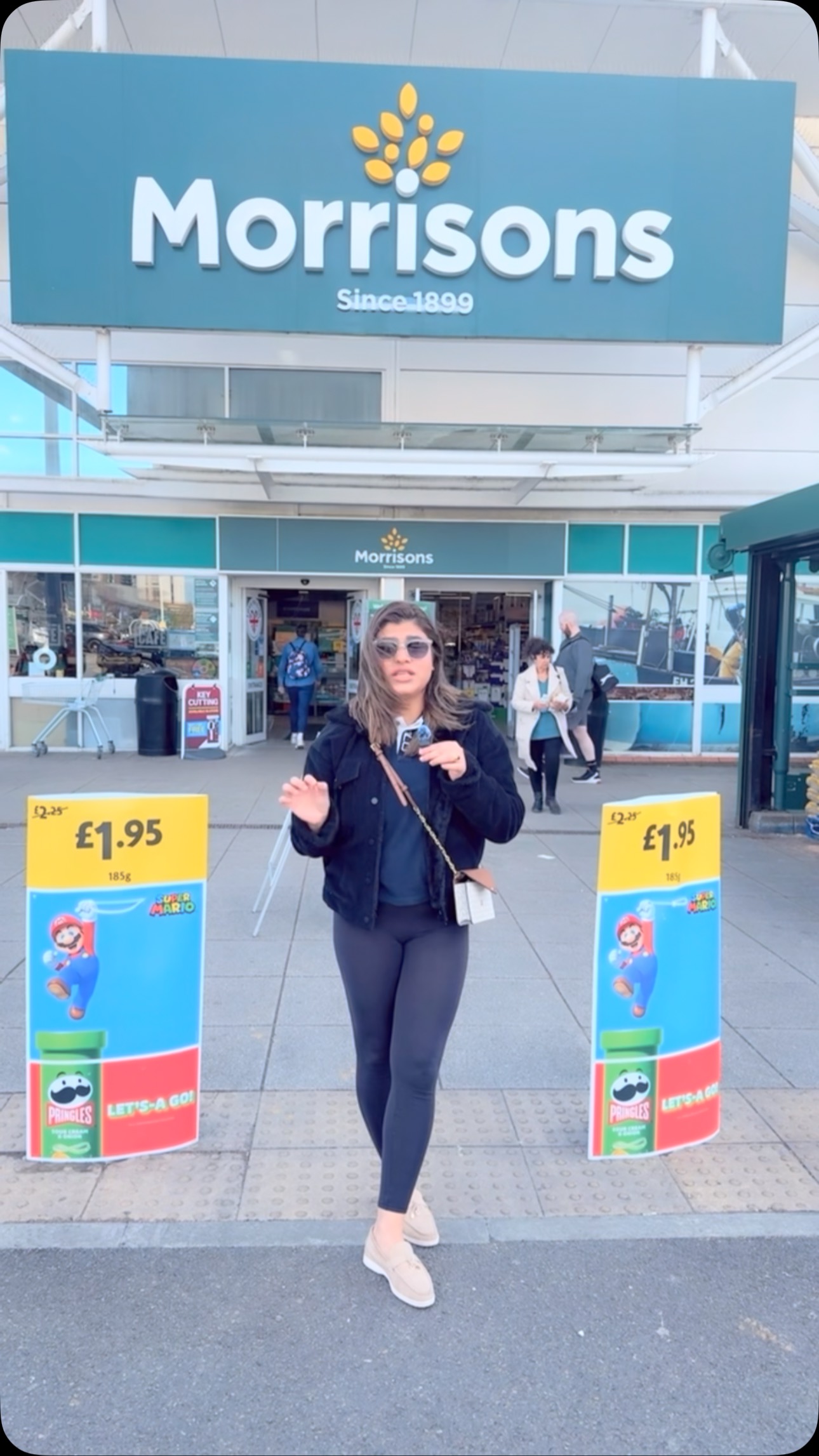 Instagram post by @zohaskhan for Morrisons. Caption reads: Now shop your favourite @aibfoodsltd products from....