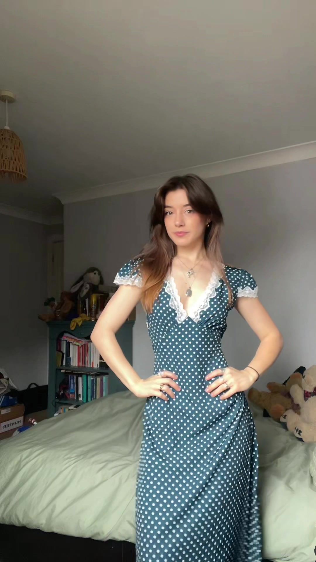 TikTok post by @treebrook for Rihoas. Caption reads: 🧺💐🍾 @rihoas_official #rihoas [...].