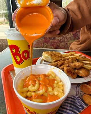 Instagram post by @raleating for Bojangles. Caption reads: Have you heard the new? @bojangles now has a....