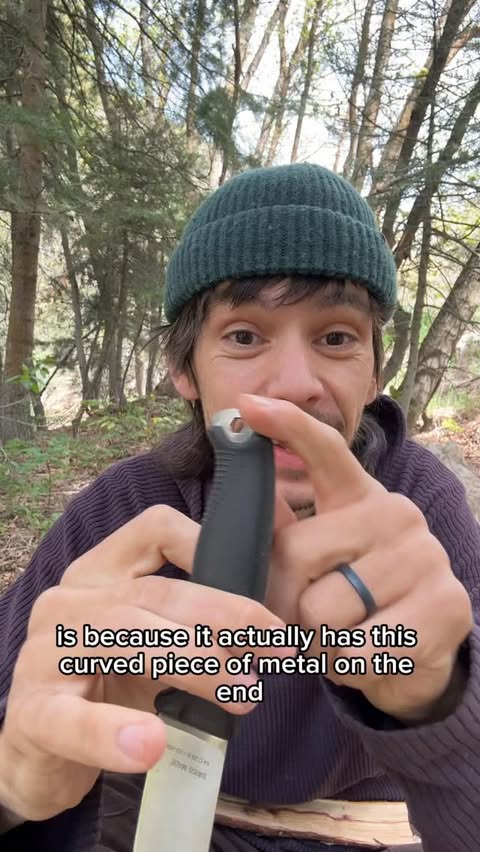 Instagram post by @tygoesoutside for Victorinox. Caption reads: [...] impressed with how nice every....