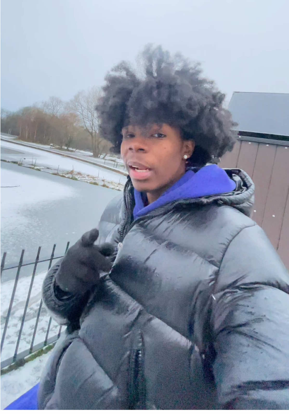 TikTok post by @sibu.0fficial for boohooMAN. Caption reads: @boohooman tracky keeping me nice and warm #sibu....