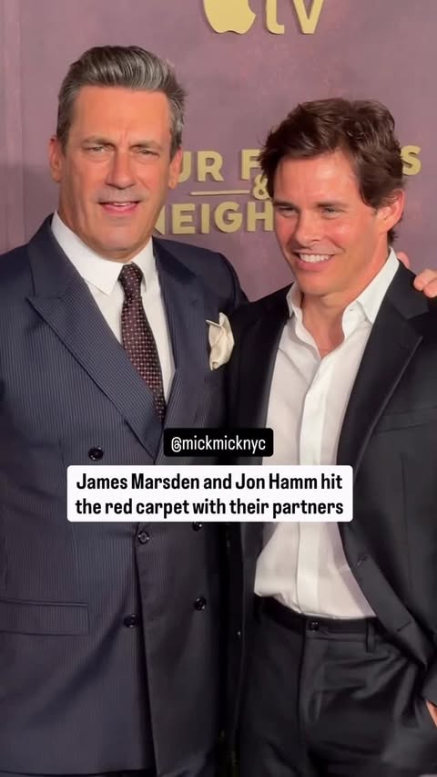 Instagram post by @mickmicknyc for Apple TV. Caption reads: [...] red carpet with their partners for the Apple....