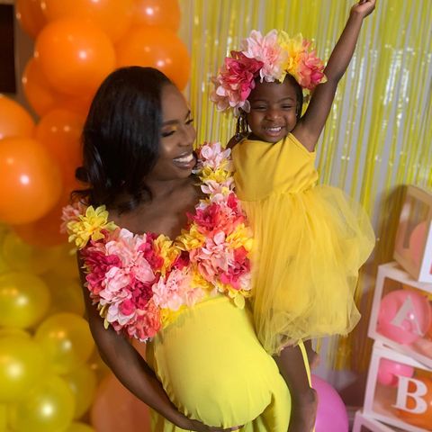 Instagram post by @herstorymuvas for The Bump. Caption reads: [...] Health week, I have partnered with @thebump....