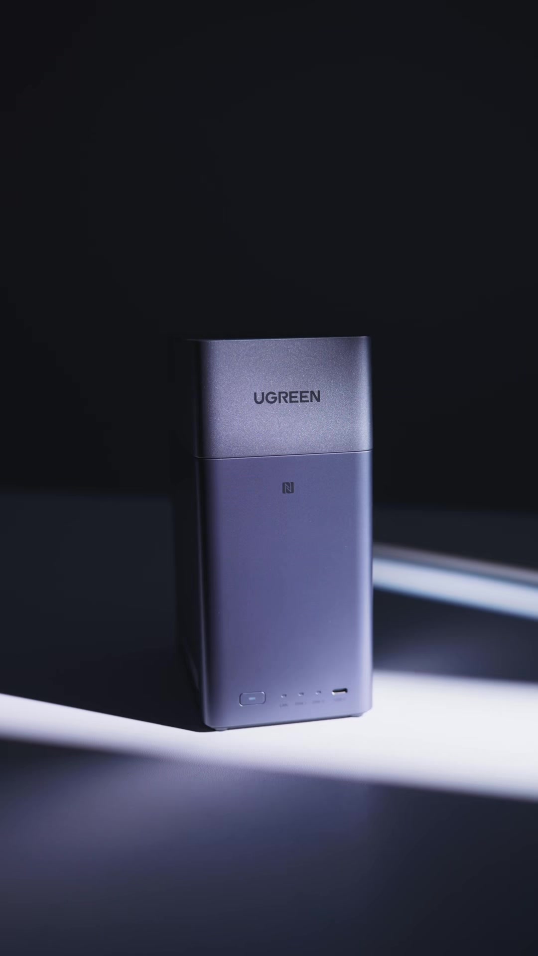 TikTok post by @ogrobbytv for Ugreen. Caption reads: Who needs this Private Home Cloud? @UGREEN.US #fyp....