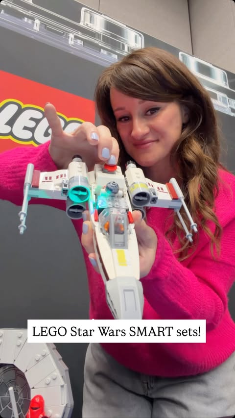 Instagram post by @jennaezarik for Star Wars. Caption reads: #ad This is LEGO Star Wars like you’ve never....