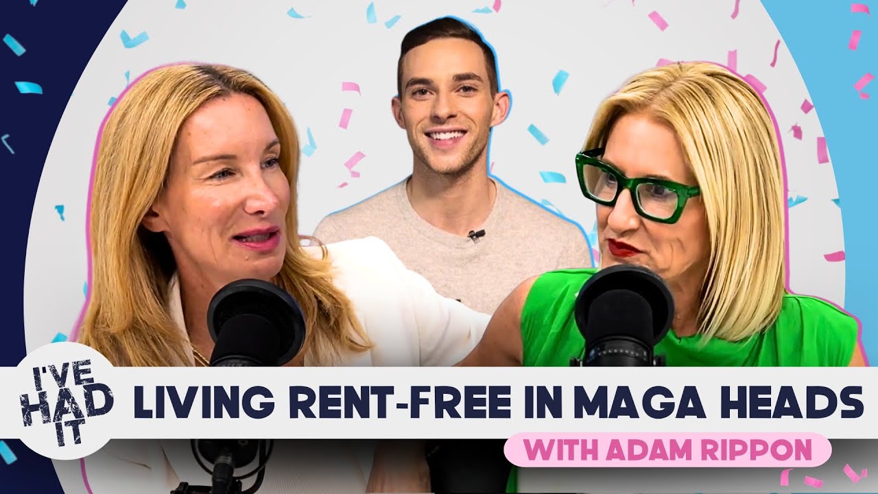 YouTube post by @ivehaditpodcast for Progressive. Caption reads: Living Rent-Free in MAGA Heads.