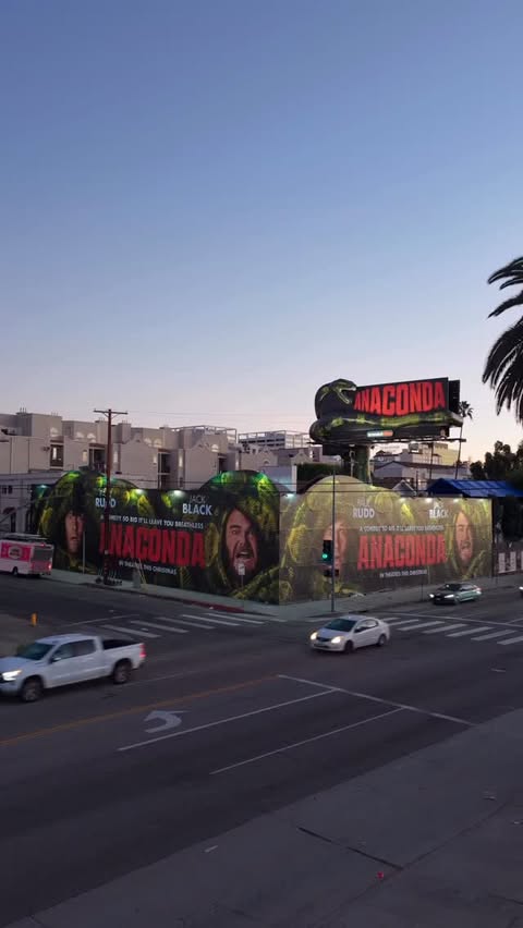 Instagram post by @thandiwenewton for Sony Pictures. Caption reads: Things are getting snakey.  🐍

#AnacondaMovie –....