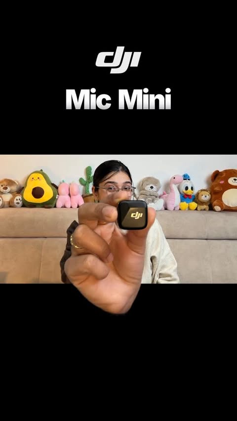 Instagram post by @ertiqua for DJI. Caption reads: [...] you need this. Save this video ✅

DJI Mic....