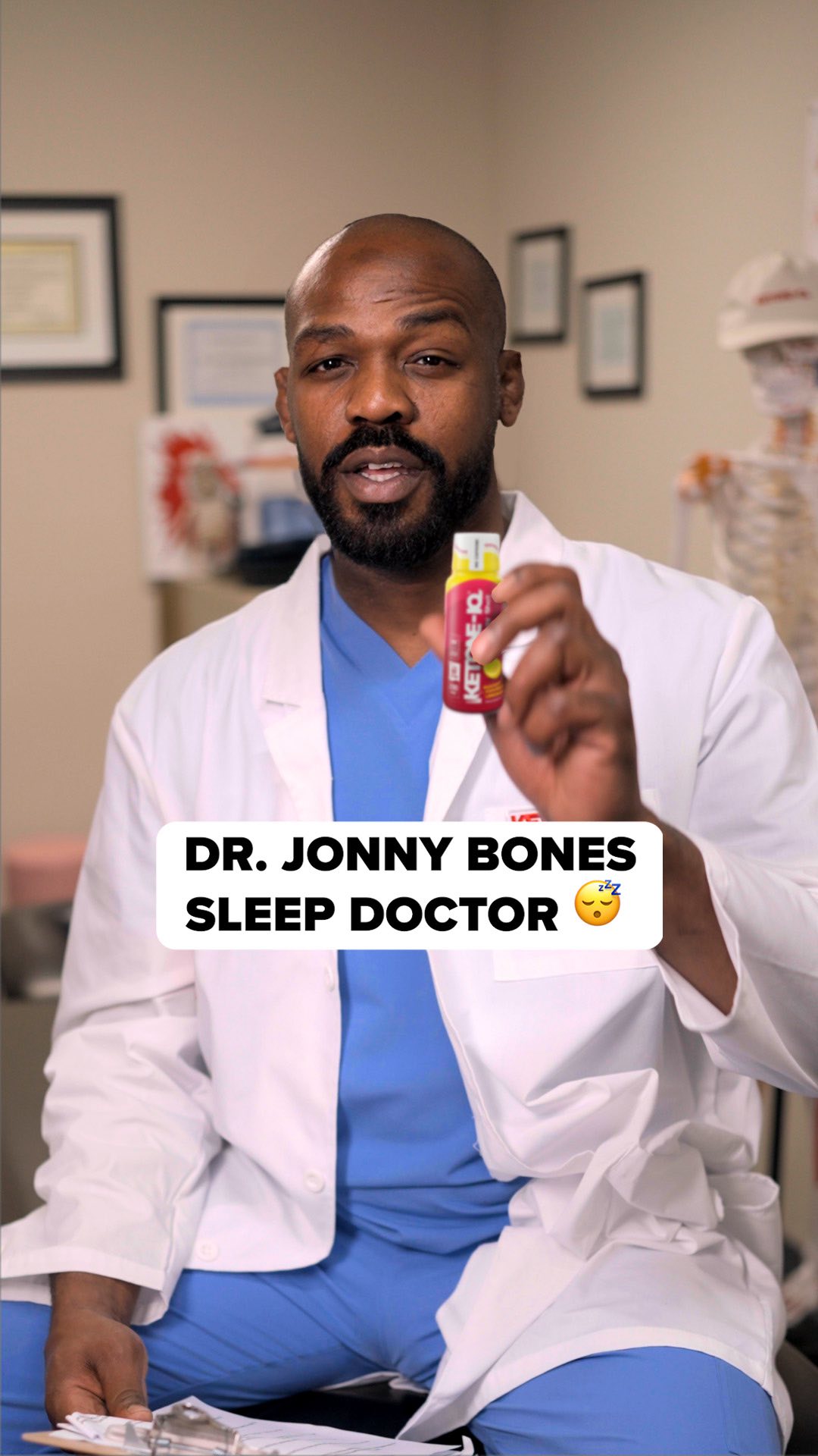 Instagram post by @jonnybones for Ketone-IQ. Caption reads: The Dr is back 🩺 and he’s got the cure for....