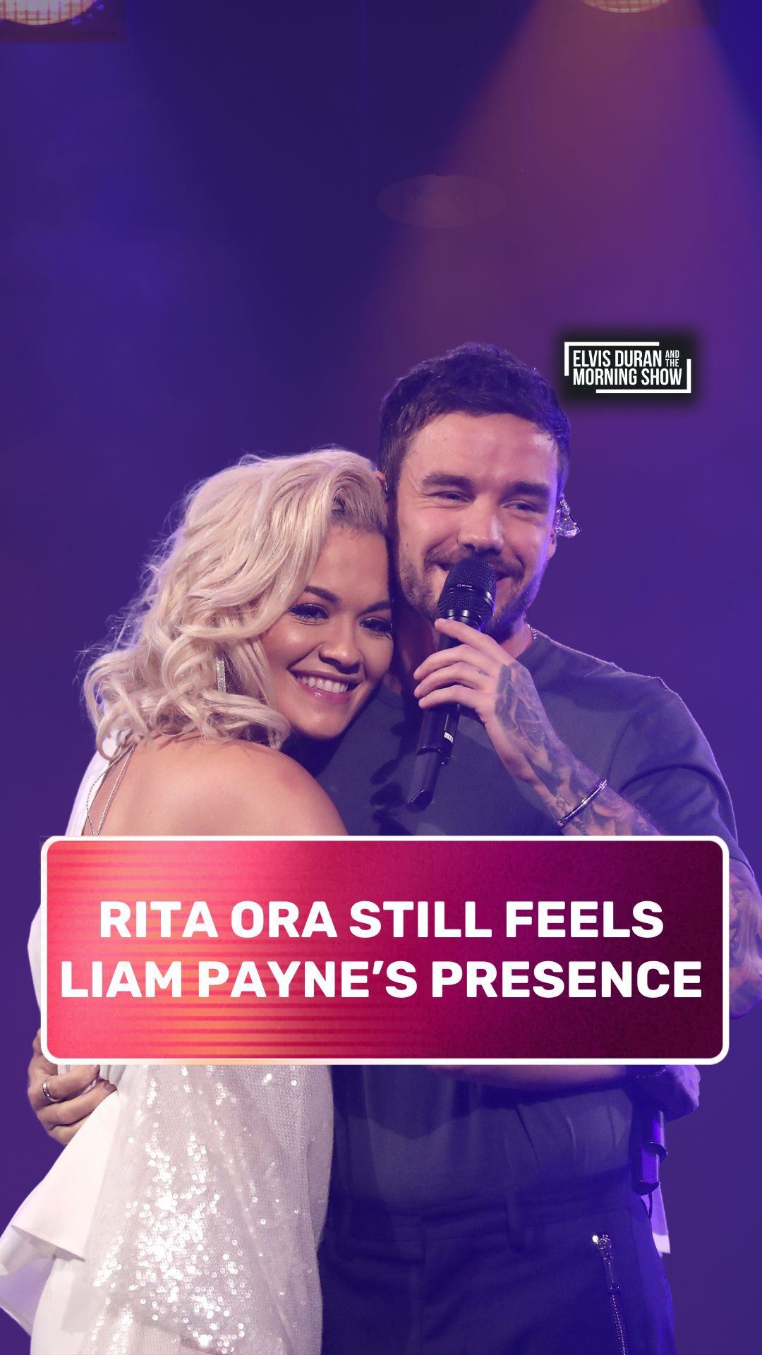 Instagram post by @z100newyork for iHeartRadio. Caption reads: Rita Ora recently opened up about her close bond....