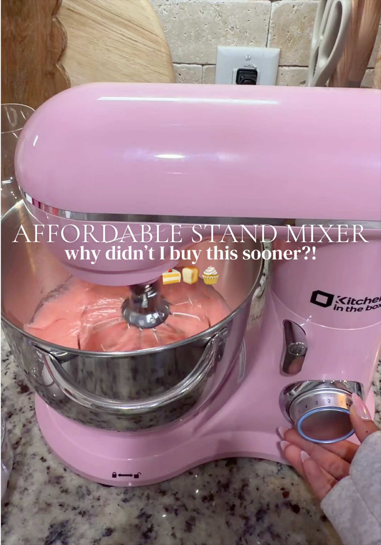 TikTok post by @stacymariekay for Kitchen in the Box. Caption reads: [...] #TikTokShopCreatorPicks @Kitchen in the Box....
