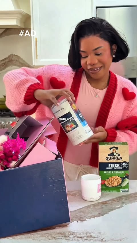Instagram post by @lifewithlilie for Quaker Oats. Caption reads: #AD Do you prefer savory oats or sweet? Supporting....