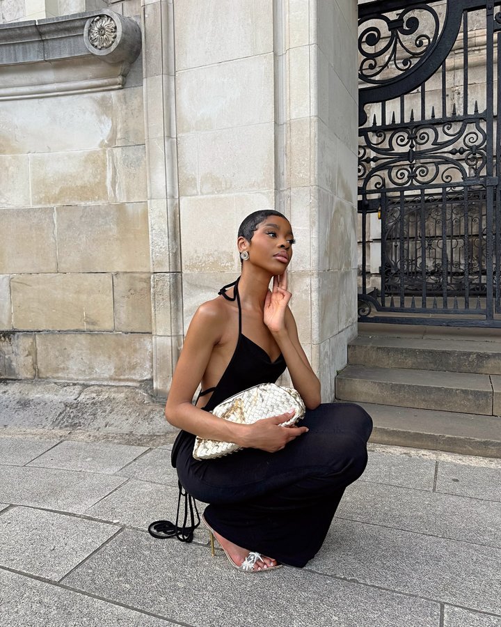 Instagram post by @jennifermalengele for PUBLIC DESIRE. Caption reads: [...] speaks volumes🖤 CODE JENNIFER15 🥂✨....
